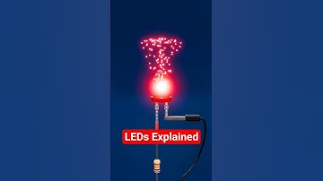 What is an LED and How does it Work | LEDs Explained #electroniccomponents #led #shorts