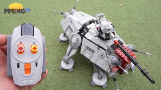 LEGO Star Wars 75019 RC motorized AT-TE & War on Geonosis by 뿡대디
