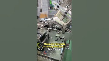 Mosquito Citronella High Speed Automatic Box Packing Machine ② Box Erecting