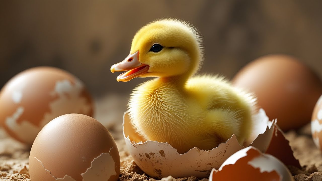 Amazing Pekin Duckling Hatching  - Nee Baby Duck Born