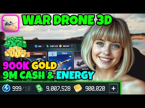 War Drone 3D Hack ✅ How to Get Unlimited Free Gold, Cash & Energy in War Drone 3D (iOS & Android)