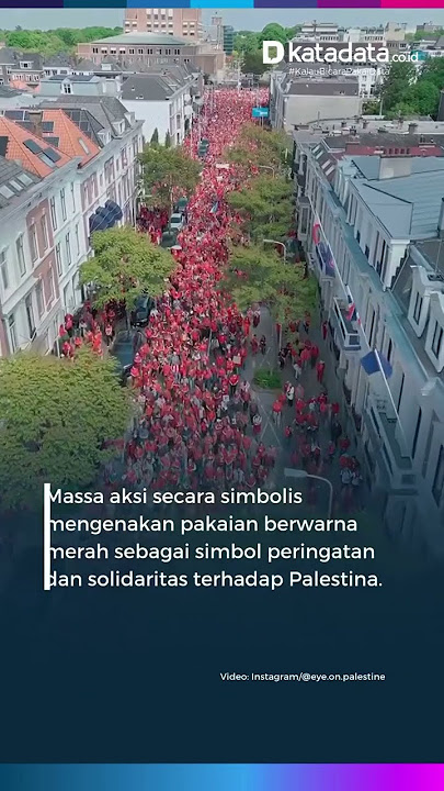 Demo Terbesar Bela Palestina di Belanda, Massa Prites Kebijakan Por-Israel