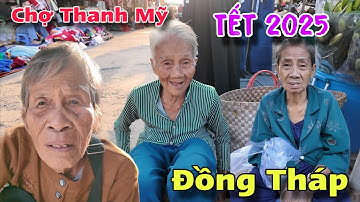 Chợ Thanh Mỹ Tháp Mười Đồng Tháp Người Lớn Tuổi Khó Khăn Nhận Quà Tết 2025 Từ Mỹ | Khương Nhựt Minh