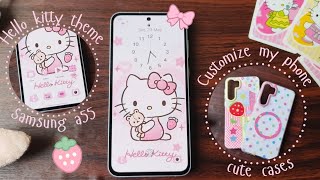 Hello kitty theme 🎀 Customize my phone (samsung) One UI 8.0 🌸