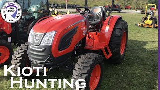 #80 Kioti Hunting. Scouting Kioti tractors at a local dealer. outdoor channel