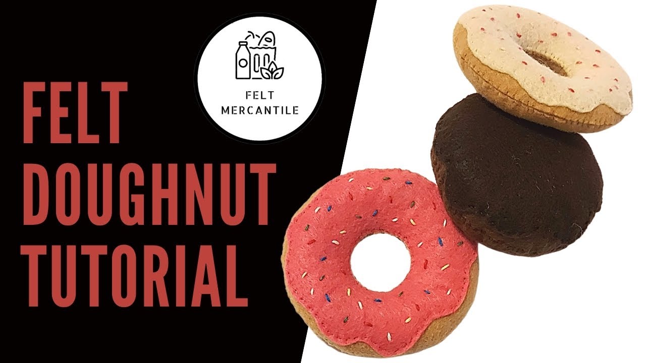 How To Make Toy Donuts With Felt