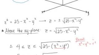 Volumes in Cylindrical Coordinates (Example 4)
