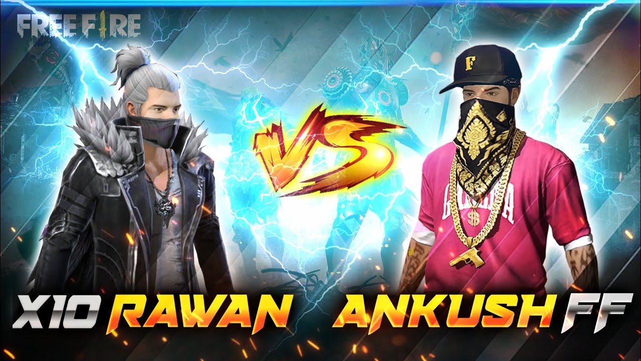 X10 RAWAN VS ANKUSH FF || 1V1 CUSTOM MATCH || FREE FIRE INDIA || X10 RAWAN