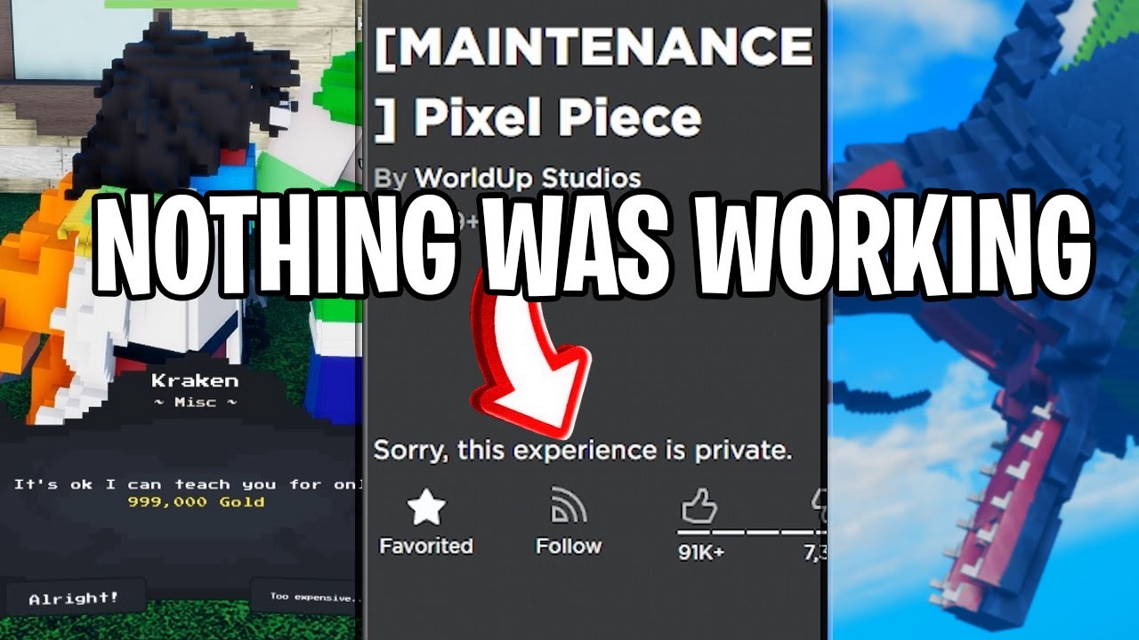 Pixel Piece SHUT DOWN!? This is WHY Update 1 FAILED! 