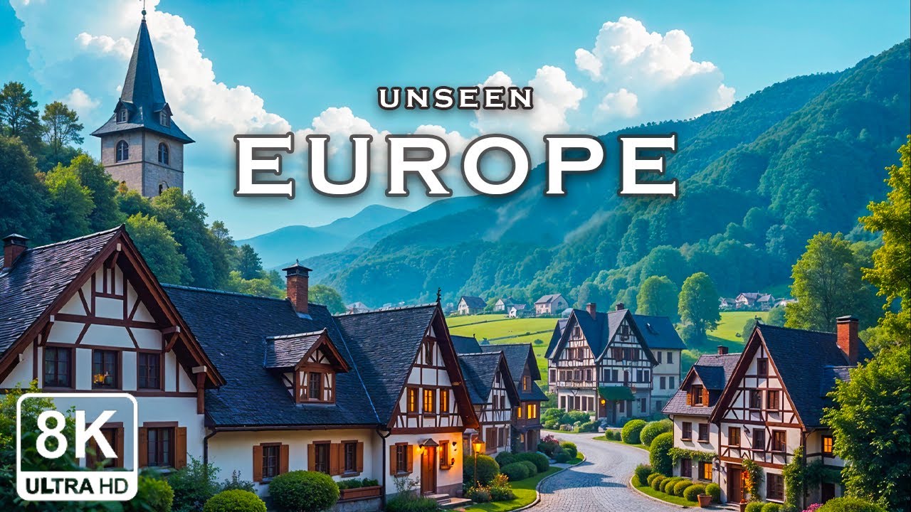 НЕВИДИМАЯ ЕВРОПА | Исследование волшебных пейзажей и не только | Видео о путешествиях 8K