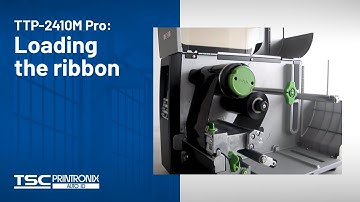 TSC TTP-2410M Pro: Loading the ribbon