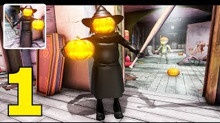Scary Granny Halloween Mod - Home Escape Neighbor level 1 - 2 Gameplay Walkthrough Part 1 screenshot 5