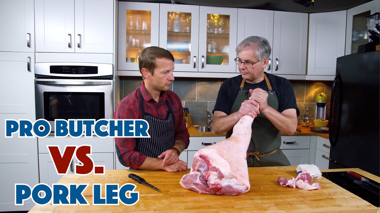 Pro Butcher Preps A Hog Leg For Prosciutto | Glen And Friends Cooking