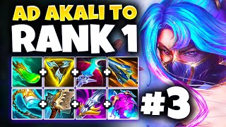 *32W 3L* I HAVE A 91% WINRATE WITH AD AKALI (BEST BUILD EVER) (AD Akali to Challenger Ep. 3)