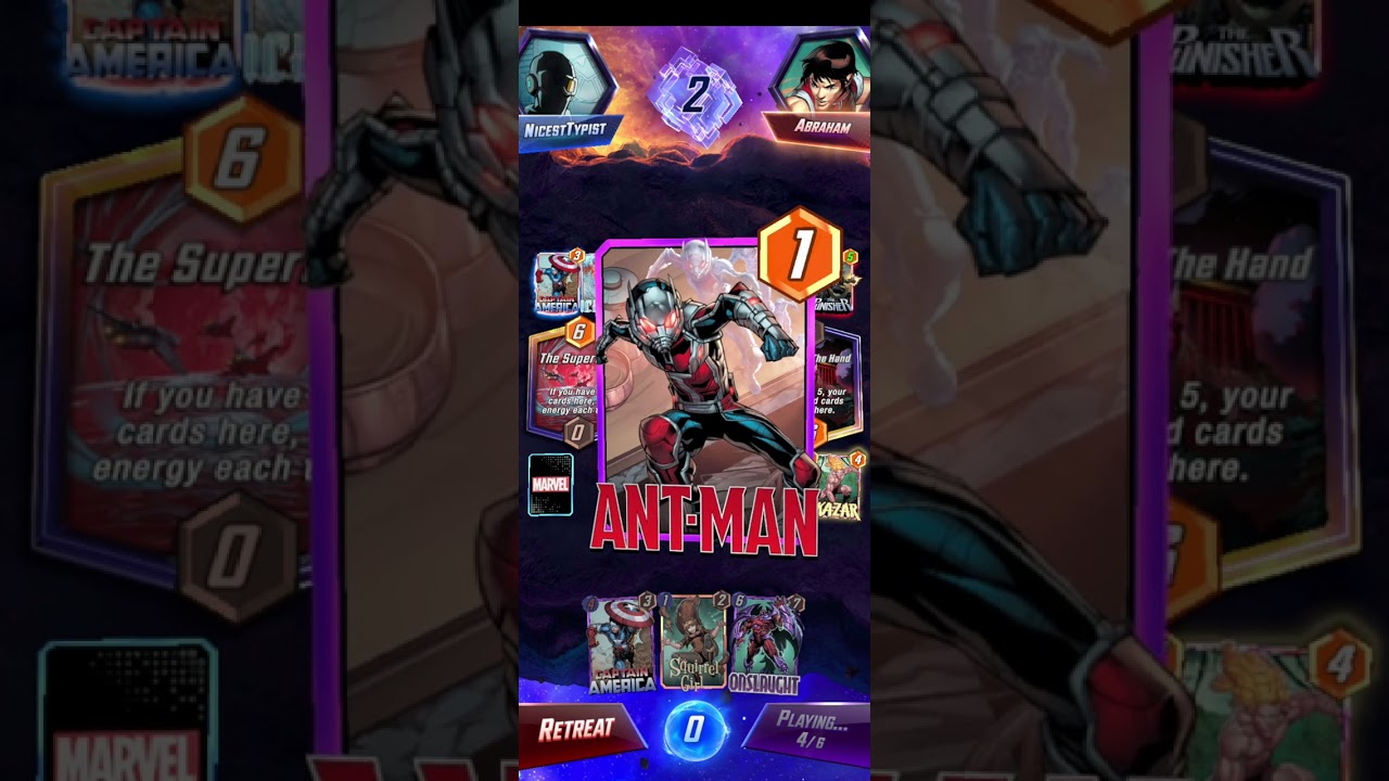 Marvel Snap - Onslaught Said "Behold Our mighty hand"