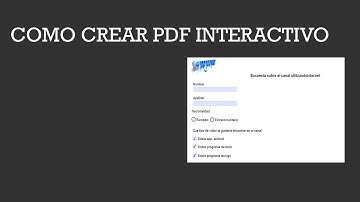 Como crear un pdf interactivo II parte
