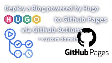 Deploy Hugo Blog to Github Pages via Github Actions w/ a Custom Domain
