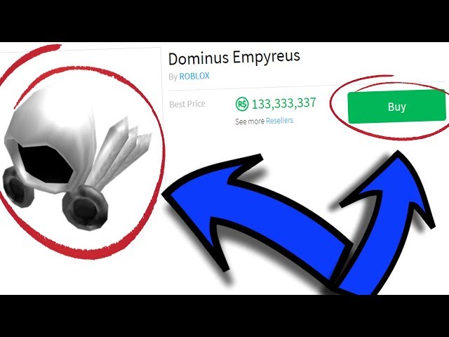 Dominus Emp sold for 137,000,000. What : r/roblox