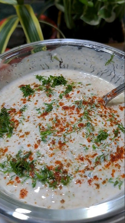 Easy Kheere ka Raita Recipe 😋 #short #viral #recipe #youtubeshorts #goviral