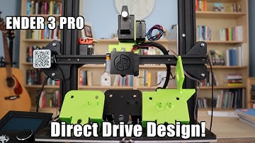 Ender 3 Pro Direct Drive Extruder Design! | 3D Printed X Axis Carriage and Fan Cover