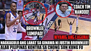 DUMAGUNDONG SA LAGUNA DAHIL SA GINAWA NI JUSTIN BROWNLEE! | Alab Pilipinas vs Chong Son Kung Fu