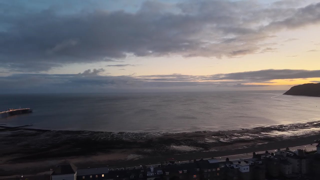 Early morning in Llandudno from above