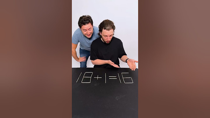 Solve The Matchstick Puzzle In ONE Move!