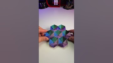 3D Printed Honeycomb Fidget Toy #3dprinting #asmr #satisfying