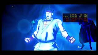UMVC3 Ryu Old Max damage combo idea reupload higher quality plus manual TAS fireball example again