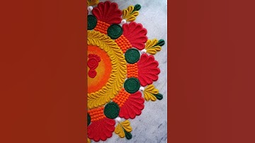 Beautiful rangoli for diwali 🤩#rangoli #diwalirangoli#rangolidesign #newrangoli#youtubeshorts#shorts