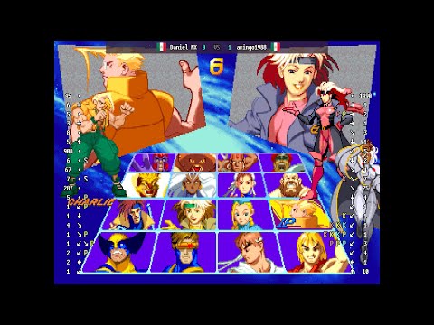 X-Men vs. Street Fighter - 🇲🇽 Daniel MX vs 🇲🇽 amingo1988 | Fightcade (2026-05-20 04:48 UTC)