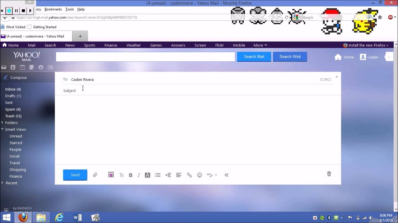 How To Attach A File In Yahoo Email YouTube
