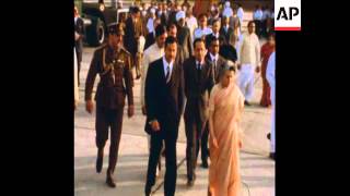 SYND 28-3-74 VICE-PRESIDENT OF IRAQ SADDAM ARRIVES IN INDIA