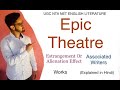 Epic theatre  bertolt brecht  verfremdungseffektalienationestrangement effectwriters and works