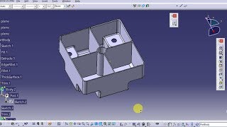 ADVANCED PART DESIGN IN CATIA V5 _ BOOLEAN OPERATIONS_UNITRIM,REMOVE,ADD-GSD-THICKENING ADVANCED PART DESIGN IN CATIA V5 _ BOOLEAN OPERATIONS_UNITRIM,REMOVE,ADD-GSD-THICKENING