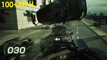 The Matrix Awakens PS5 - 100+MPH Car Crash Compilation - Unreal Engine 5