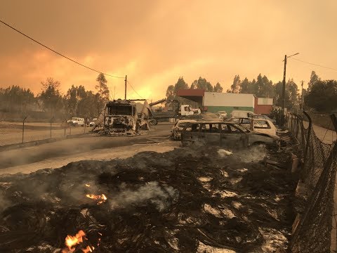 A tarde de inferno em Pedrógão Grande