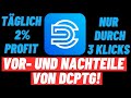 DCPTG deutsch - Das sind die Vor- und Nachteile von DCPTG! Tägliche Geld verdienen von 2% und mehr!