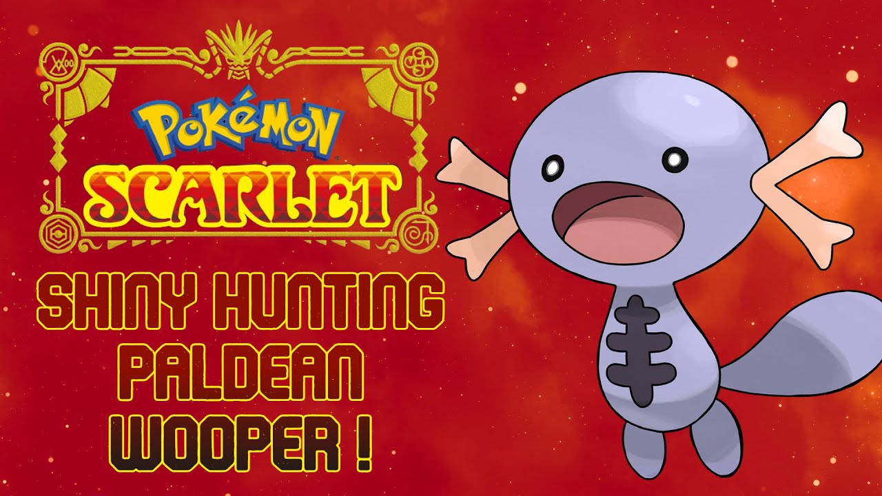 Pokemon Scarlet & Violet SHINY HUNTING PALDEAN WOOPER ! YouTube