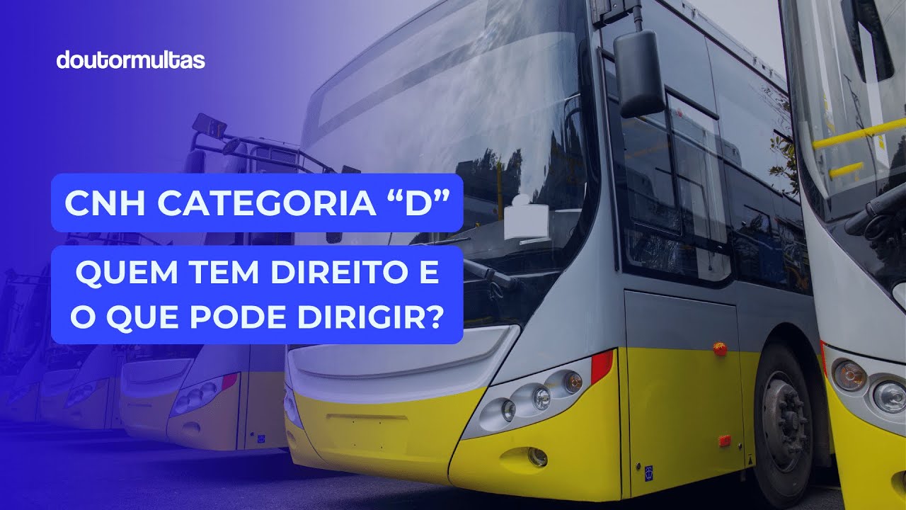 CNH categoria D: quem pode tirar e o que pode dirigir - YouTube
