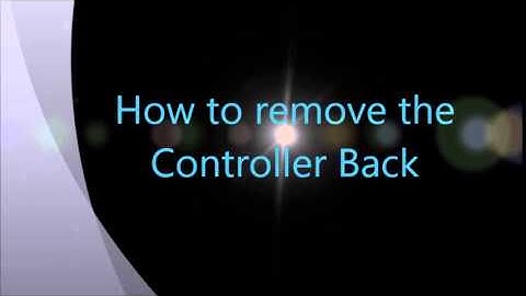 Xbox 360 Controller LED Bullet Button Tutorial Remove Back