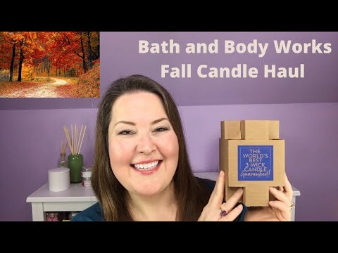 Bath and Body Works Candle Haul Unboxing / Fall 2020