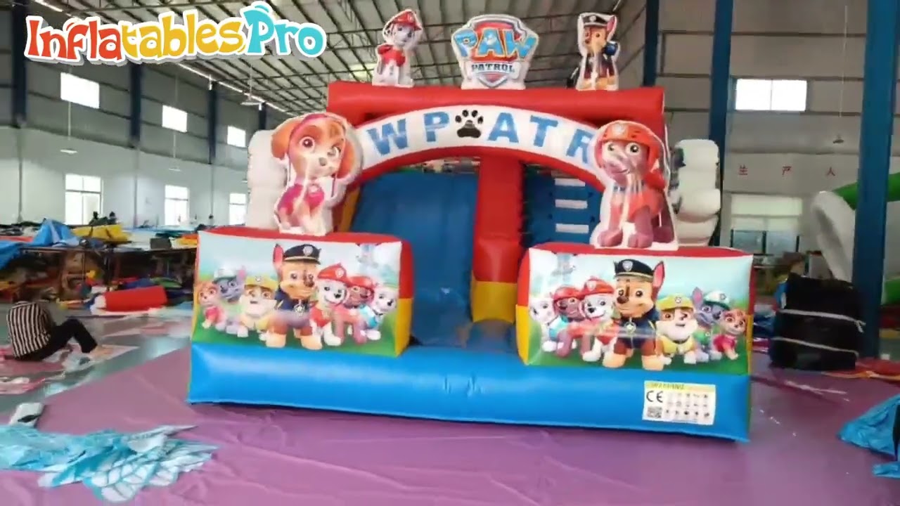 PAW Inflatable Slide! 🐾