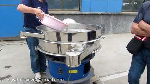 Slurry mud vibrating sieve machine