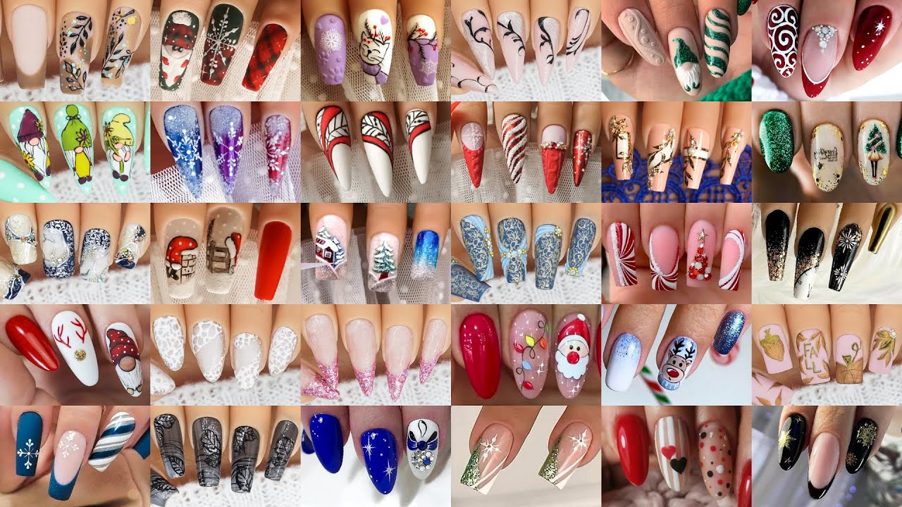 Christmas Nail Art 2025 | Cute & Festive Winter Nails ❄️ Easy Christmas Nails You Need to Try! Part2