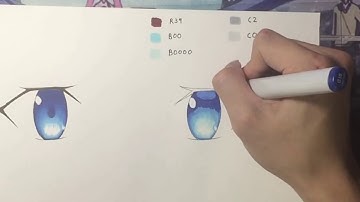 How to Color Anime Eyes with Copic Markers (Beginner Tutorial)