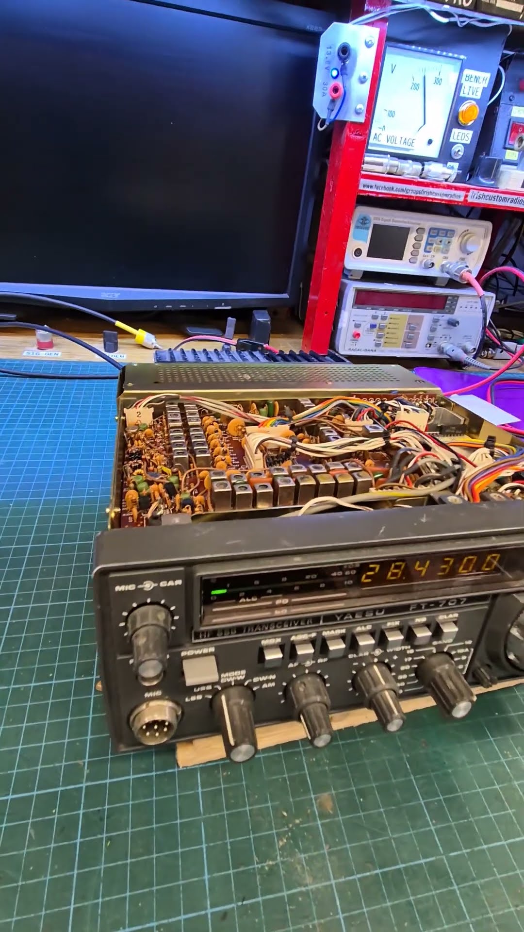 Yaesu FT-707 HF Transceiver | Back from Repair & Ready for