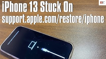 iPhone 13 Stuck on support.apple.com/iphone/restore | Learn the Meaning, Causes & Solutions