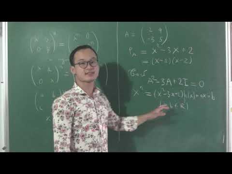 Video Tính lũy thừa của ma trận - youtube