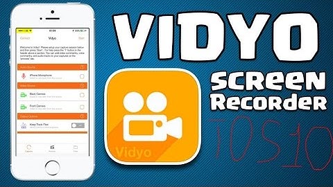 How to Get/Use Vidyo on iOS 10.1.1/10.0.2/9.3.5-9.0 to Record your screen iPhone/iPad